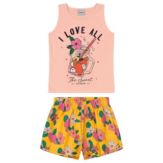 Conjunto Infantil Sweet Rovitex Kids Rosa