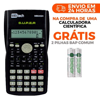Calculadora Científica 2 Linhas 240 Funções 10 Dígitos Com Pilhas em Oferta na Shopee
