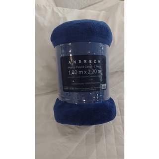 Cobertor Manta Fleece Soft Casal Microfibra Anti Alérgico