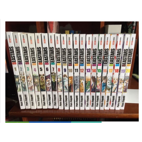 Manga Beastars - Vol. 1,2,3,4,5,6,7,8,9,10,11,12,13,14,15,16,17,18,19,20,21 e 22 Anime Novo Lacrado