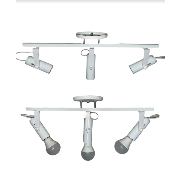 Trilho Spot Tubinho Triplo Branco ( 3 lampadas)