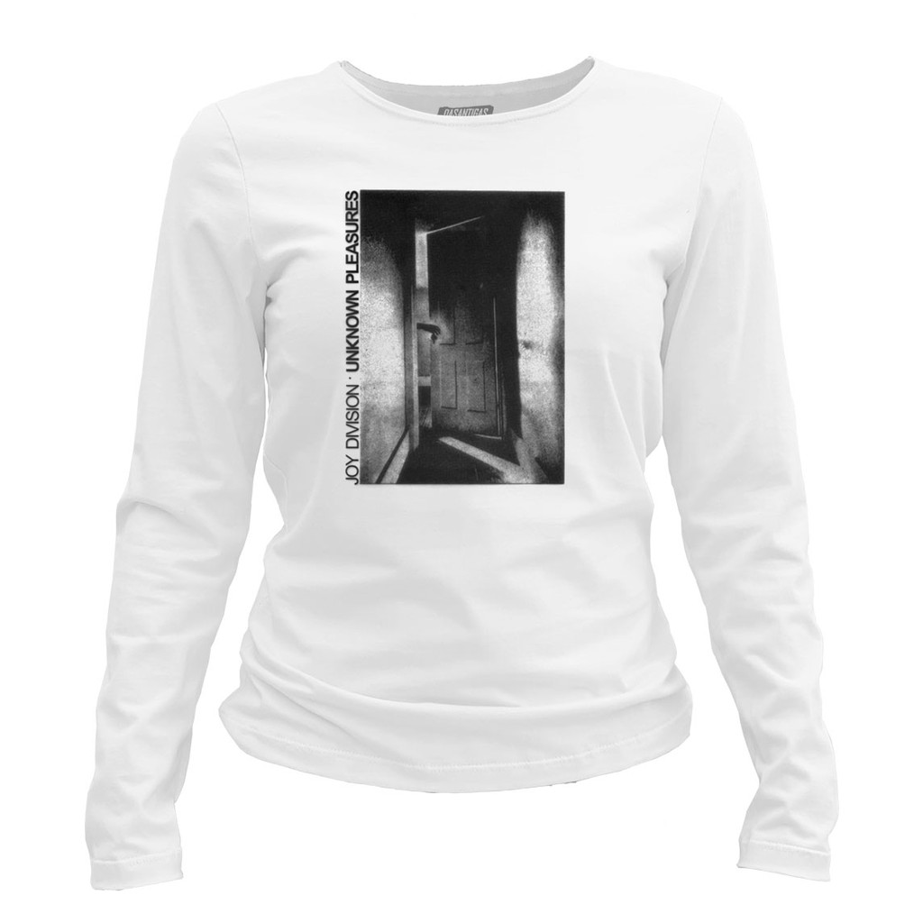 Camiseta Manga Longa Feminina Dasantigas -Joy Division - Unknown Pleasures B