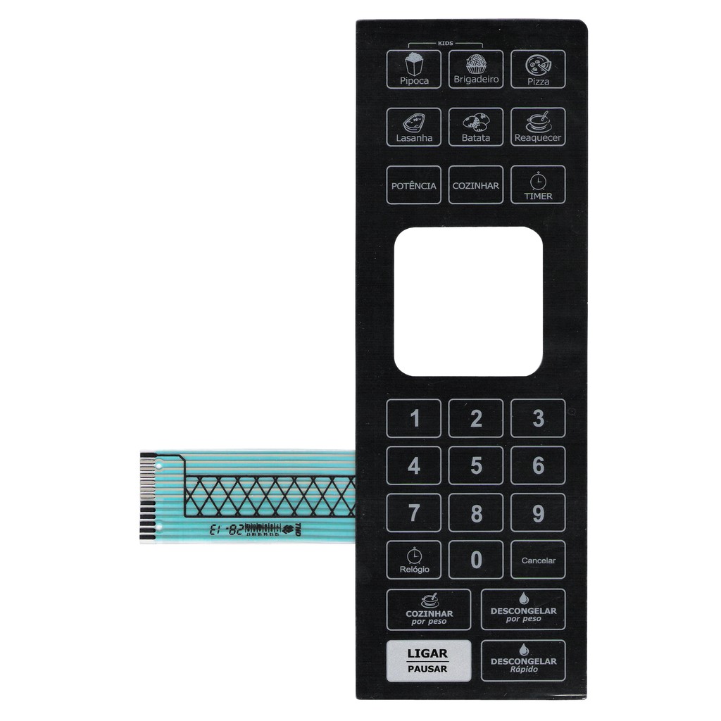 Membrana Micro-ondas Compatível Com Philco Pme25 Pme25bm Espelhada