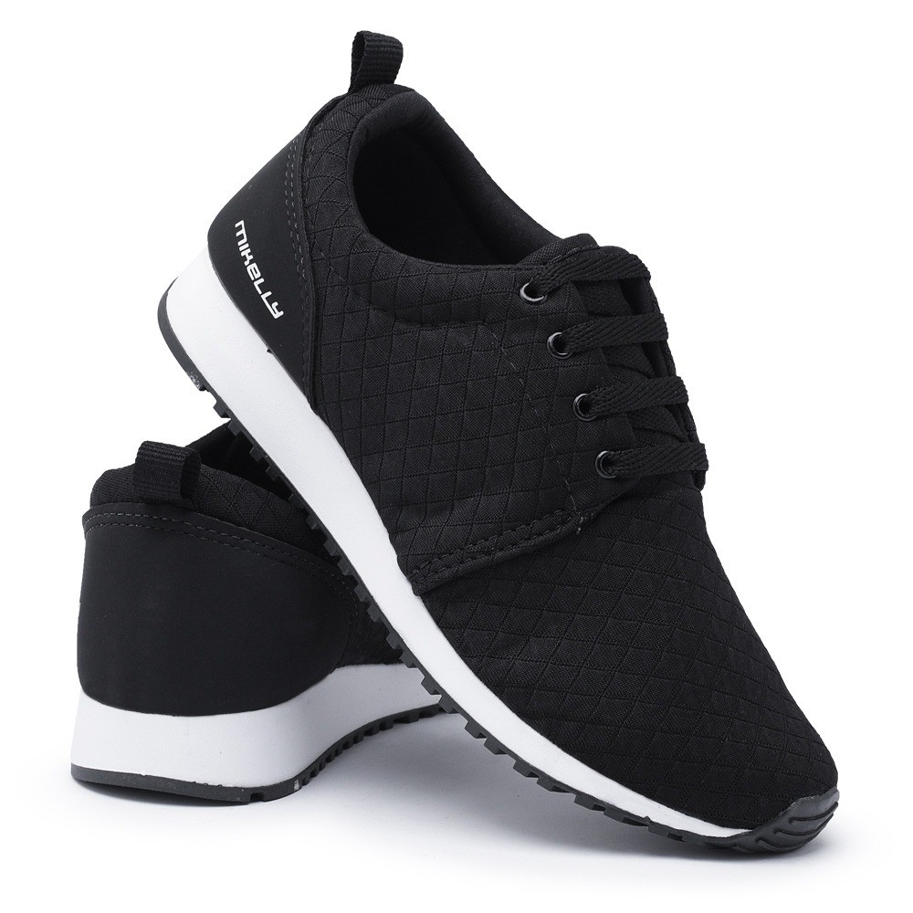 tenis preto barato feminino