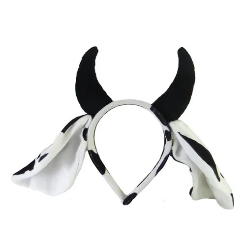 Tiara De Vaquinha Vaca - Fantasia - 1 Un em Oferta na Shopee