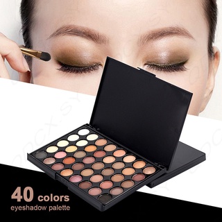Paleta De Sombras 40 Cores Cintilantes Fosco