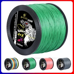 Sougayilang Linha De Pesca Multifilamento X4 Pe 500m Max Drag 10kg-39.5kg