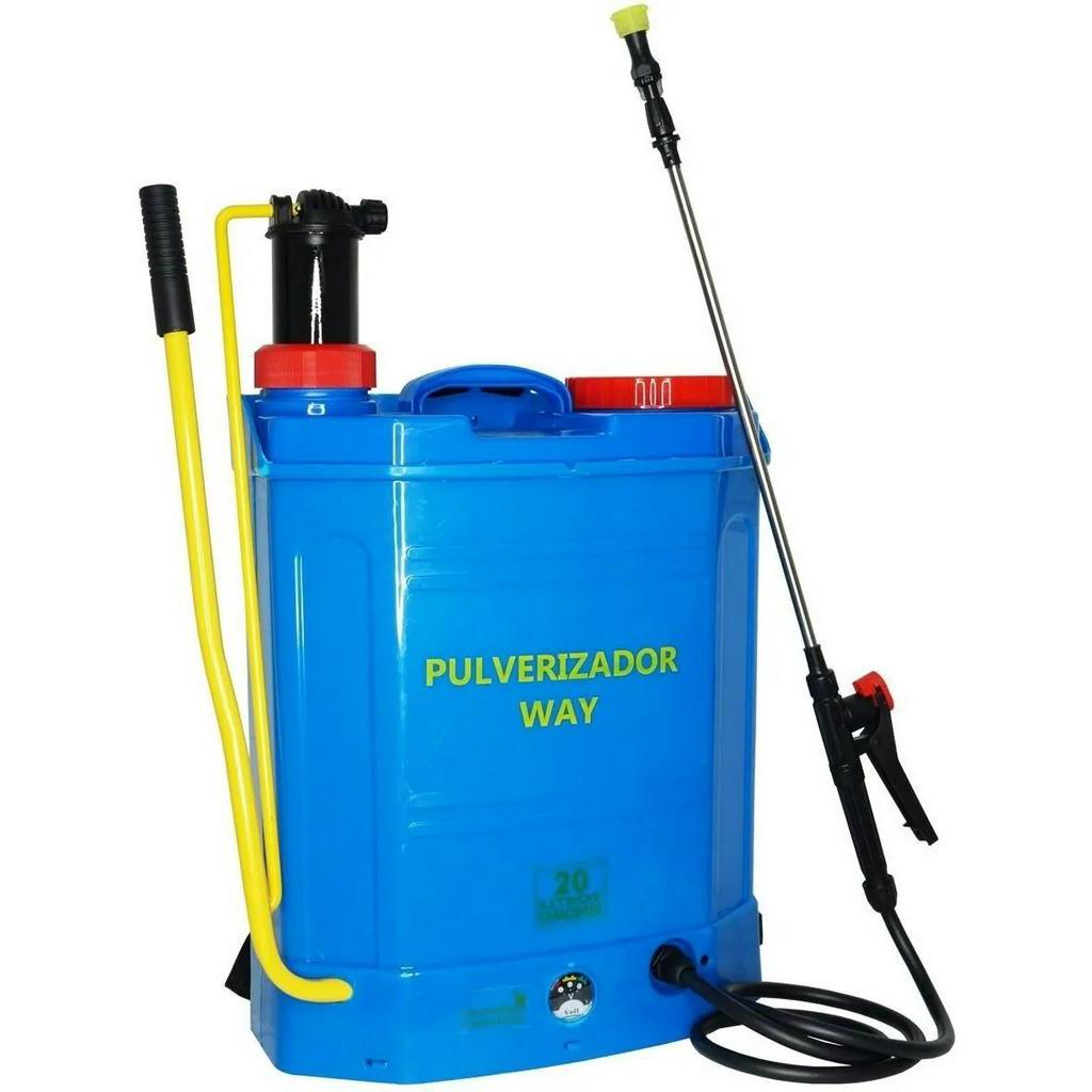 Pulverizador 2x1 Elétrico E Manual Costal 20l Bateria 2 Em 1