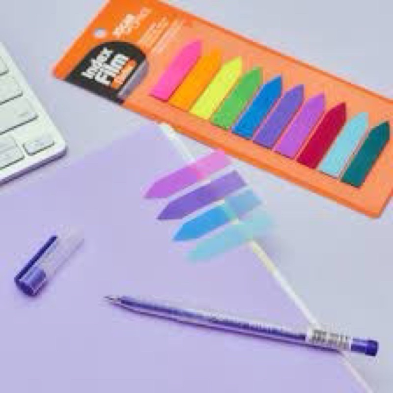 Kit com 2 ou 1 Marcadores de Página Bloco Adesivo Jocar Office