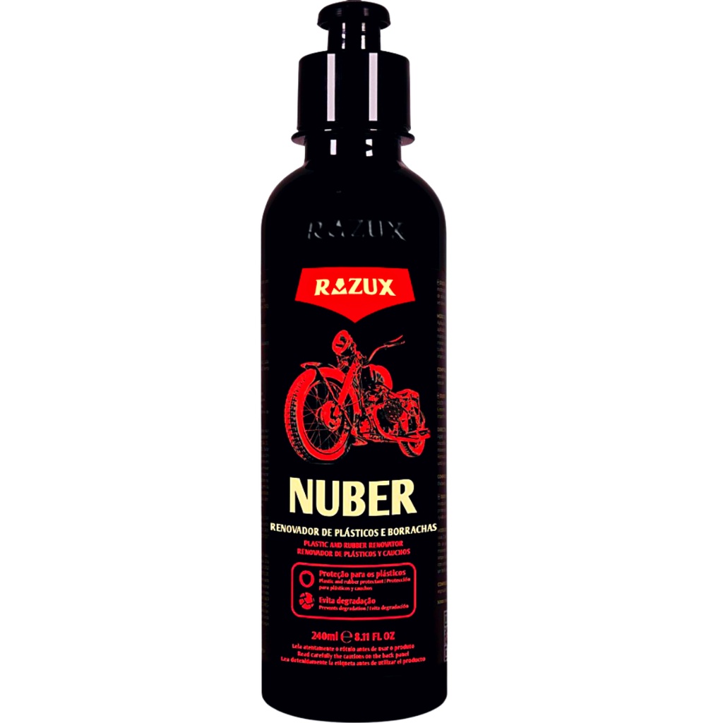 Nuber Revitalizador De Plásticos Da Moto 240ml Razux em Oferta na Shopee