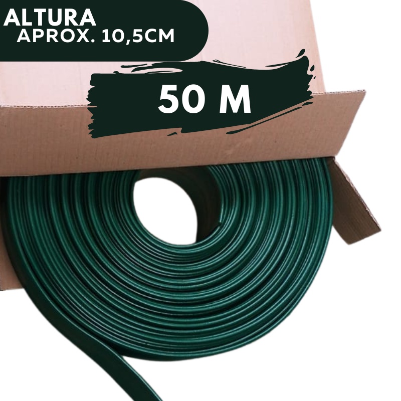 Limitador Separador divisor De Grama Jardim 50 M Com Borda