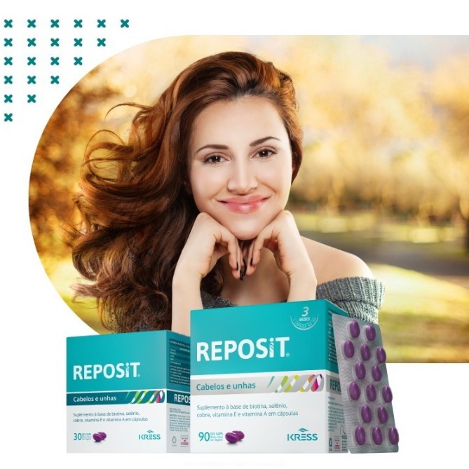 Vitamina Cabelos E Unhas Nutri o Com Biotina Reposit C 30 Ou 90 