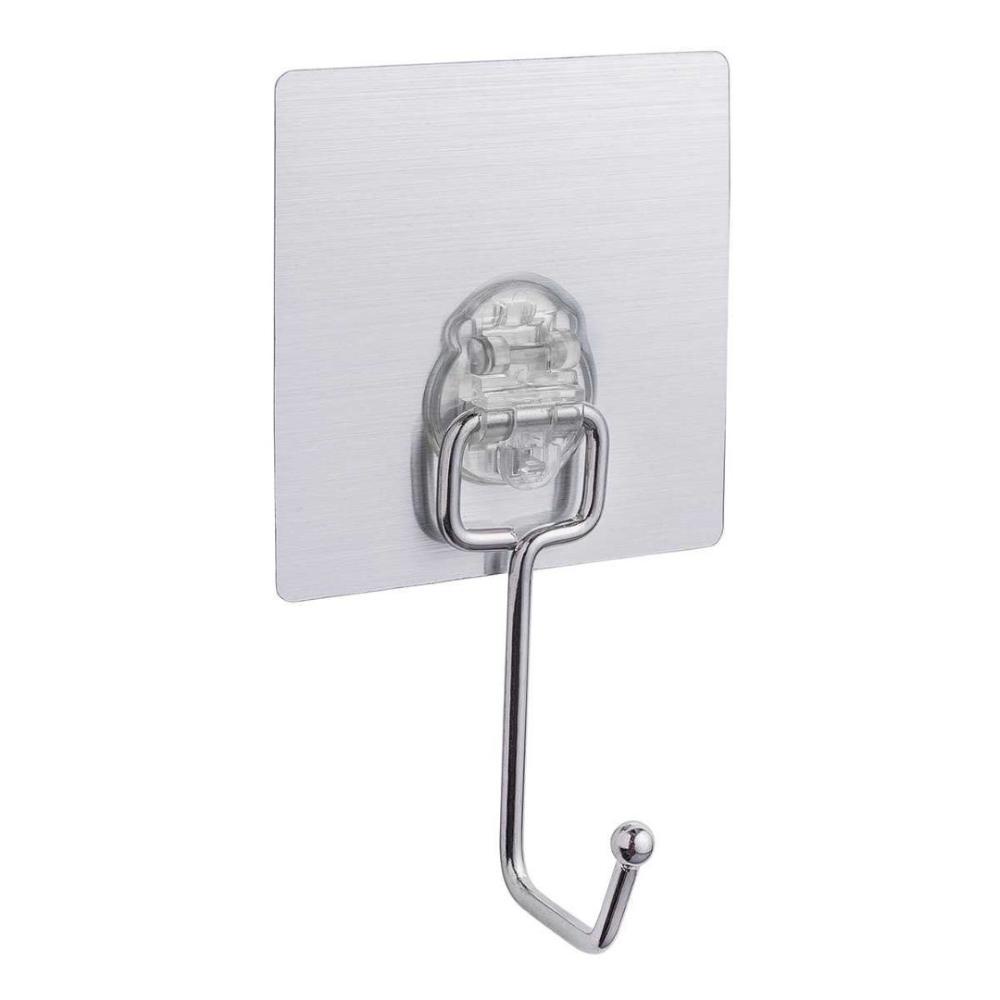 Cabide de Aço Inox com Fixação Adesiva Kala