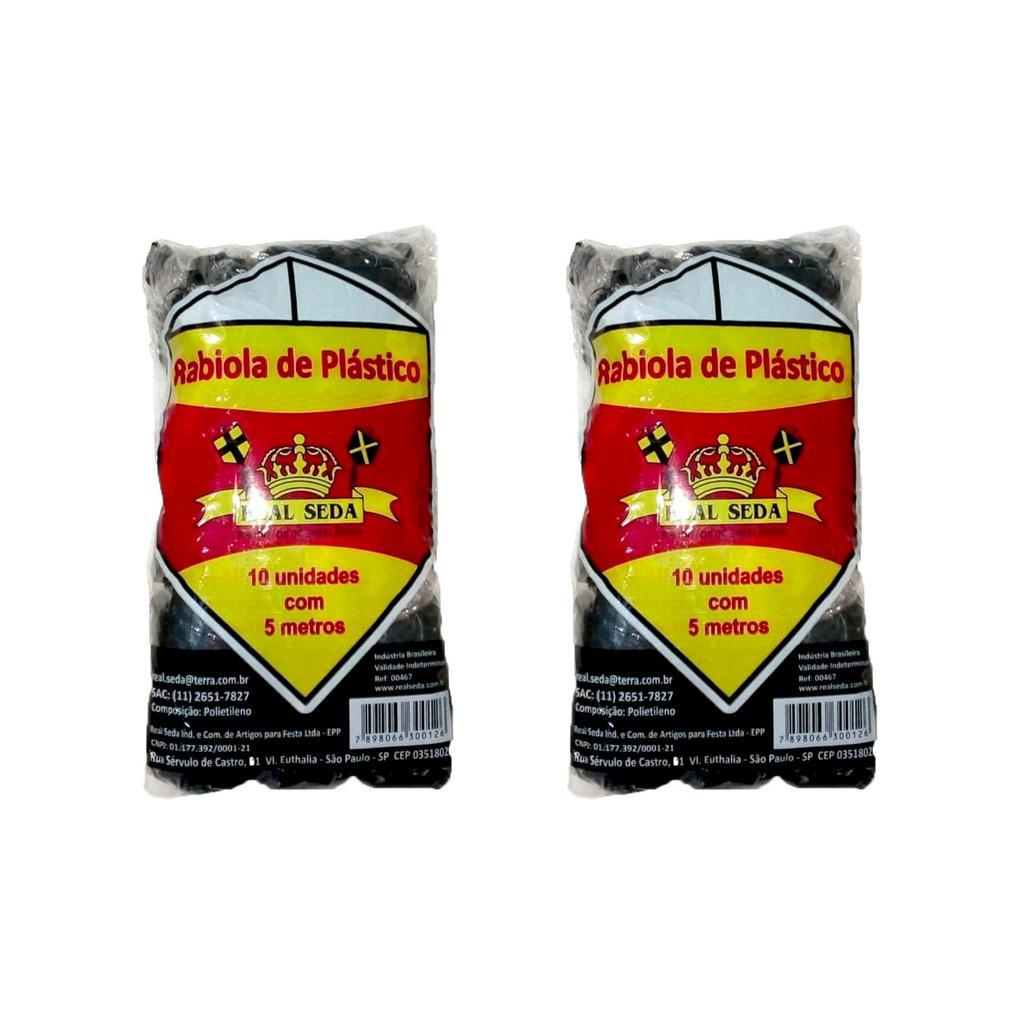 2 Pacotes De Rabiola Plástica Para Pipas Com 10 Unidades De 5 Metros em Oferta na Shopee