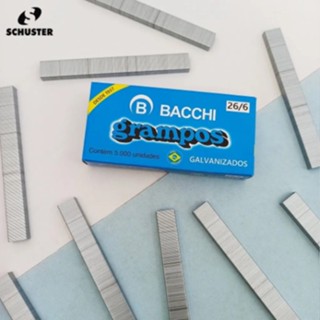 Grampo 26/6 Galvanizado para Grampeador 5000 | 10000 | 15000 | 20000 Unidades - Bacchi em Oferta na Shopee