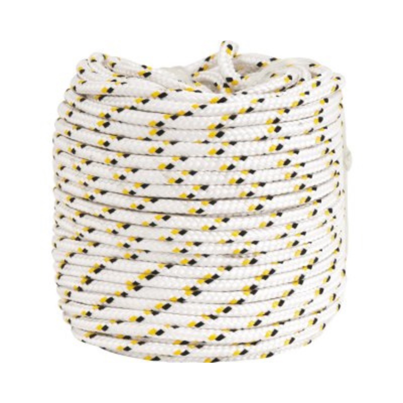 Corda trançada poliester fina 4mm x 30m artesanato amarração uso geral em Oferta na Shopee