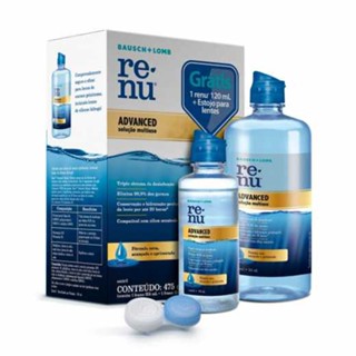 Kit Renu Advanced Solução De Limpeza Para Lentes De Contato / 475 ml em Oferta na Shopee