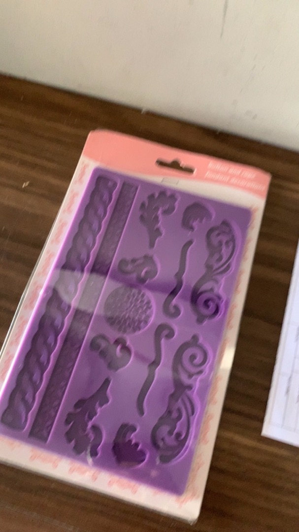 Forma Molde Placa tapete de Silicone ROXO Arabesco, mandala, círculo e  renda – Pasta americana, biscuit, confeitaria | Shopee Brasil