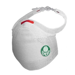 Máscara Fiber Knit Palmeiras + Filtro De Proteção + Suporte