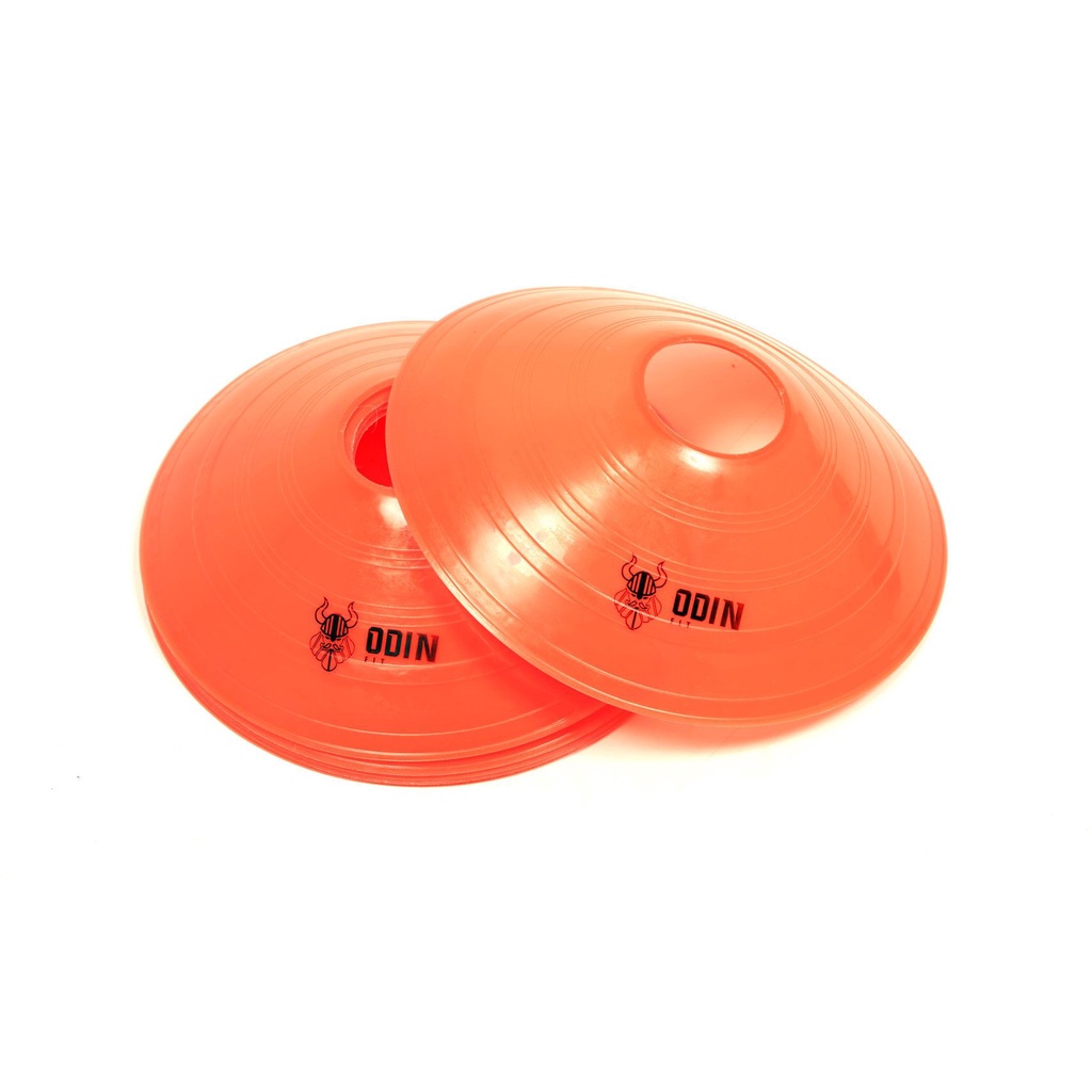 Kit Treinamento Funcional Escada De Agilidade + 10 Cones Amarelos e 10 Chapéu Chinês Laranja Demarcatório - Odin Fit · foto 2