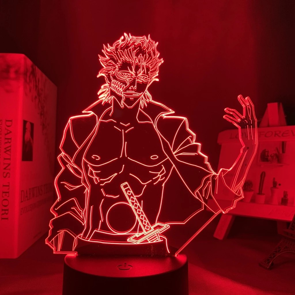 Lâmpada Led Noturna De Anime Bleach Grimmjow Jaegerjaquez Para Decoração De Quarto