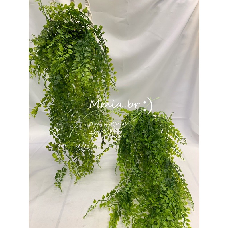 Planta Pendurada Verde Artificial Planta Chlorophytum Parede Varanda Casa  Decoração | Shopee Brasil