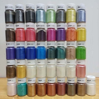 AMOS 10g 48 Pigmento Pérola Colorido Mica Em Pó Resina Epóxi Tingimento De Jóias