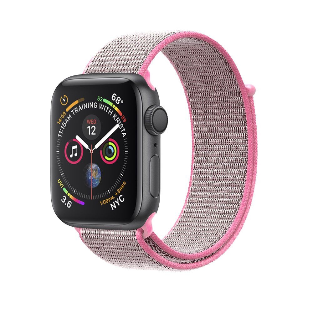 Pulseira para Apple Watch 42mm /44mm Ballistic - Rosa - Gshield em Oferta na Shopee