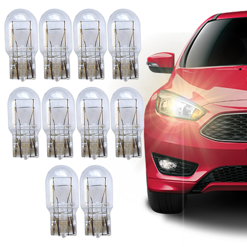 Kit com 10 Lâmpadas Miniatura (7515) W21/5W 2 Polos - 12V 21/5W W3x16q Para Carro em Oferta na Shopee
