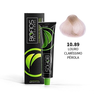 Coloração - Tintura  10.89 - Louro Claríssimo Pérola Biofios em Oferta na Shopee