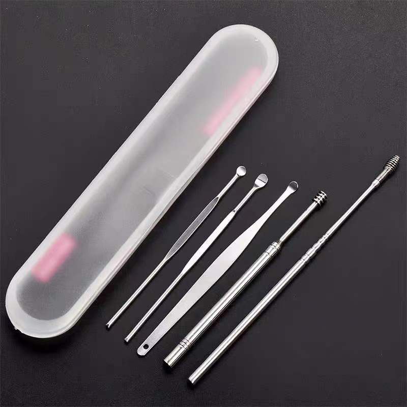 Kit 5 Unidades De Limpeza De Cera / Removedor De Cera De Ouvido / Removedor De Limpeza De Cera