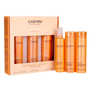 Cadiveu Professional Nutri Glow Kit de Limpeza Home Care (3 Prod.)