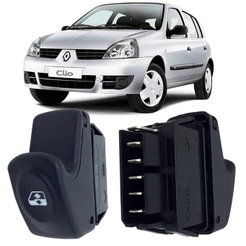 Botão Interruptor Vidro Elétrico Renault Clio 2000 Até 2012