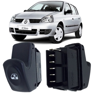 Botão Interruptor Vidro Elétrico Renault Clio 2000 Até 2012 em Oferta na Shopee