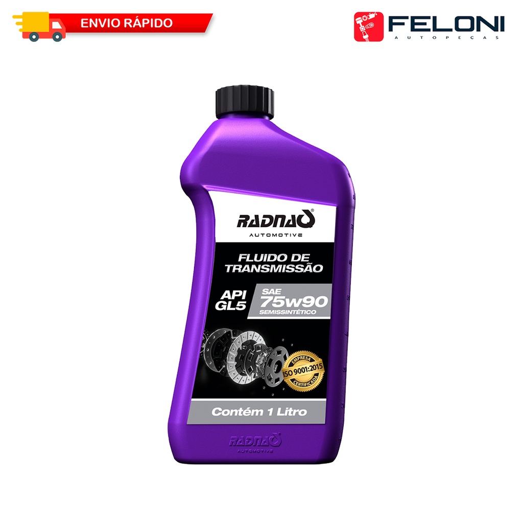 Óleo Para Transmissão 75w90 Semissintético Api Gl-5 Radnaq