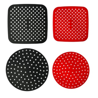Tapete Fryer Anti Aderente De Silicone Para Air Fryers/Tapete Almofada De Silicone Para Forrar Airfryer Fritadeira Elétrica Sem Óleo