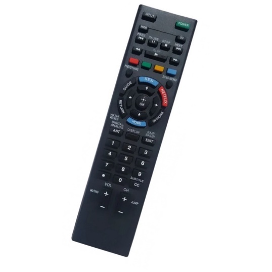 Remoto P/ Tv Sony Compatível Rm-yd062 Yd062 Rm-yd078 Yd078 Rm-yd088 Yd088 Rm-yd090 Yd090 Rm-yd099 Yd099 Rm-yd101 Yd101 Rm-yd7009 Yd7009 32hx755 32w605a 32w655a 40hx755 40hx855 42w655a 46hx755 46hx855 46w705a 50w655a 50w705a C/ Tecla 3d E Netflix