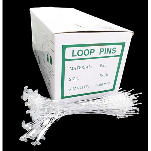 5.000 Pino Tag Trava Anel Lacre P/ Etiqueta Roupa Sandália em Oferta na Shopee