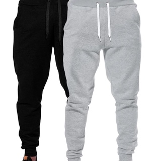 Kit 2 Calça Moletom Masculina Slim Confortavel Flanelada