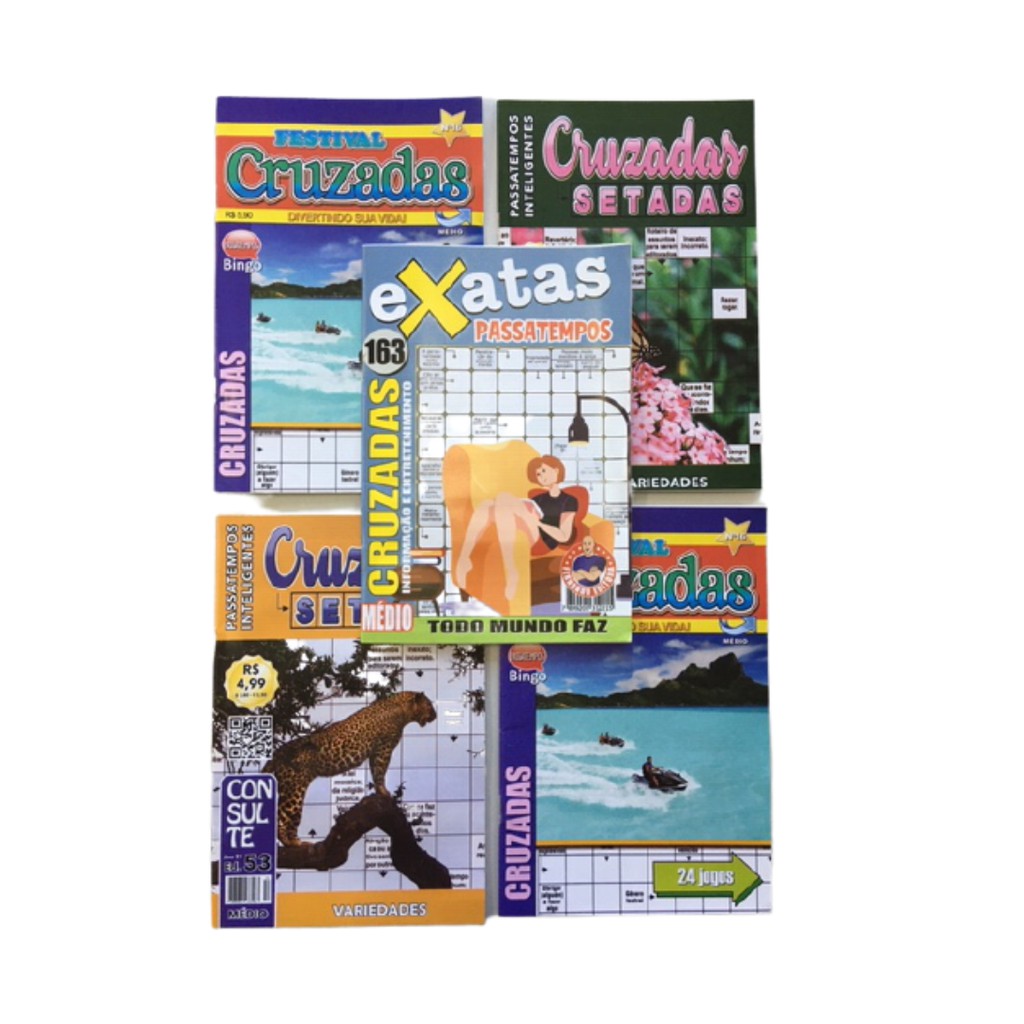 50 Revistas Passatempo Palavra Cruzada