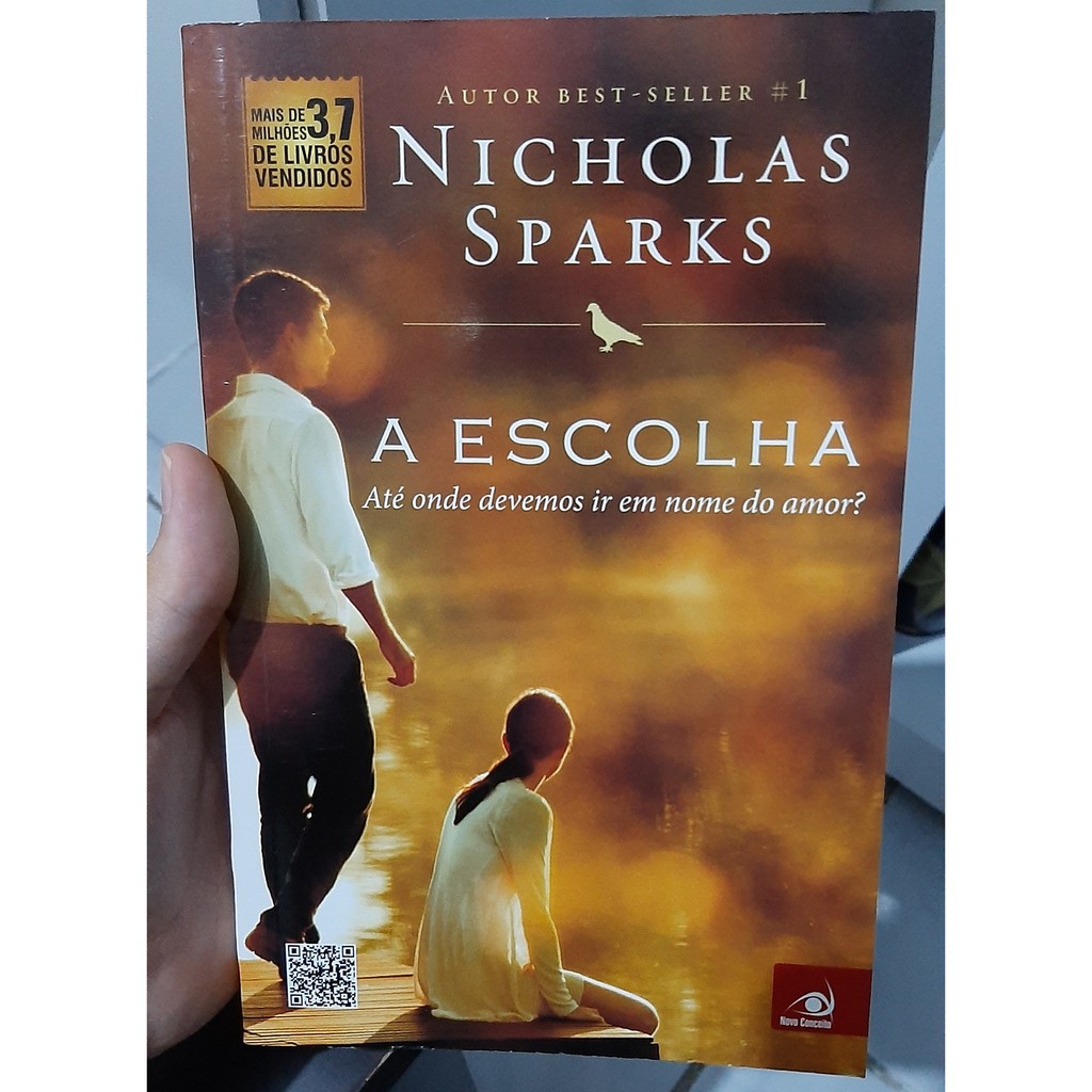 Livro A Escolha Vers O Econ Mica Nicholas Sparks Shopee Brasil