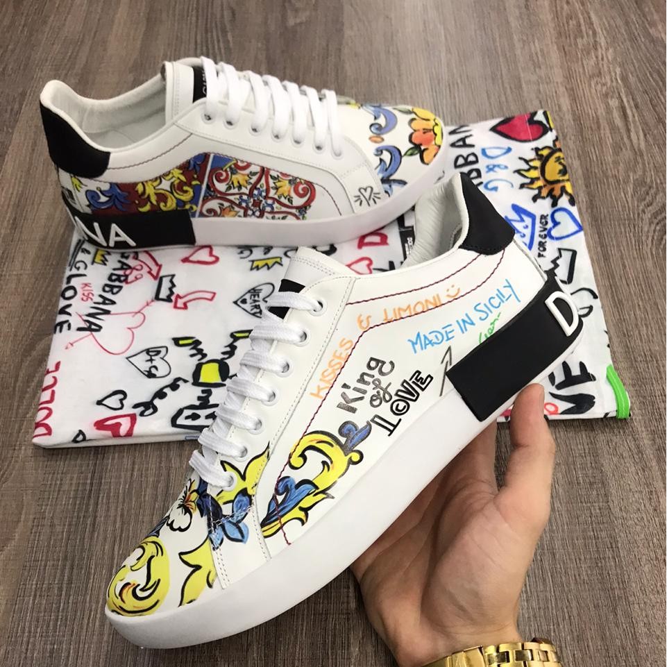 Tenis personalizados dolce online gabbana