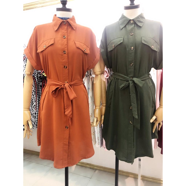 vestido com detalhe de botao (AFTY399/afty502)