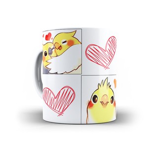 Caneca calopsita humor mod 1