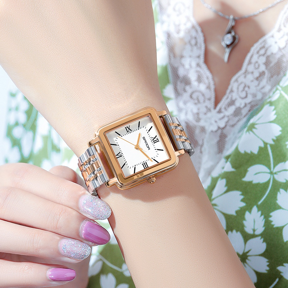 Sanda Relógio De Pulso Feminino Casual Fashion/Quartz À Prova D'água De Cano Alto 1103-2 · foto 2