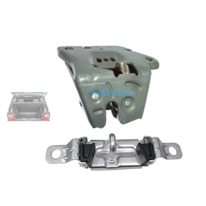 Kit Fechadura Batente Tranca Porta Mala Fiat Uno 2004 A 2014 Automotivo