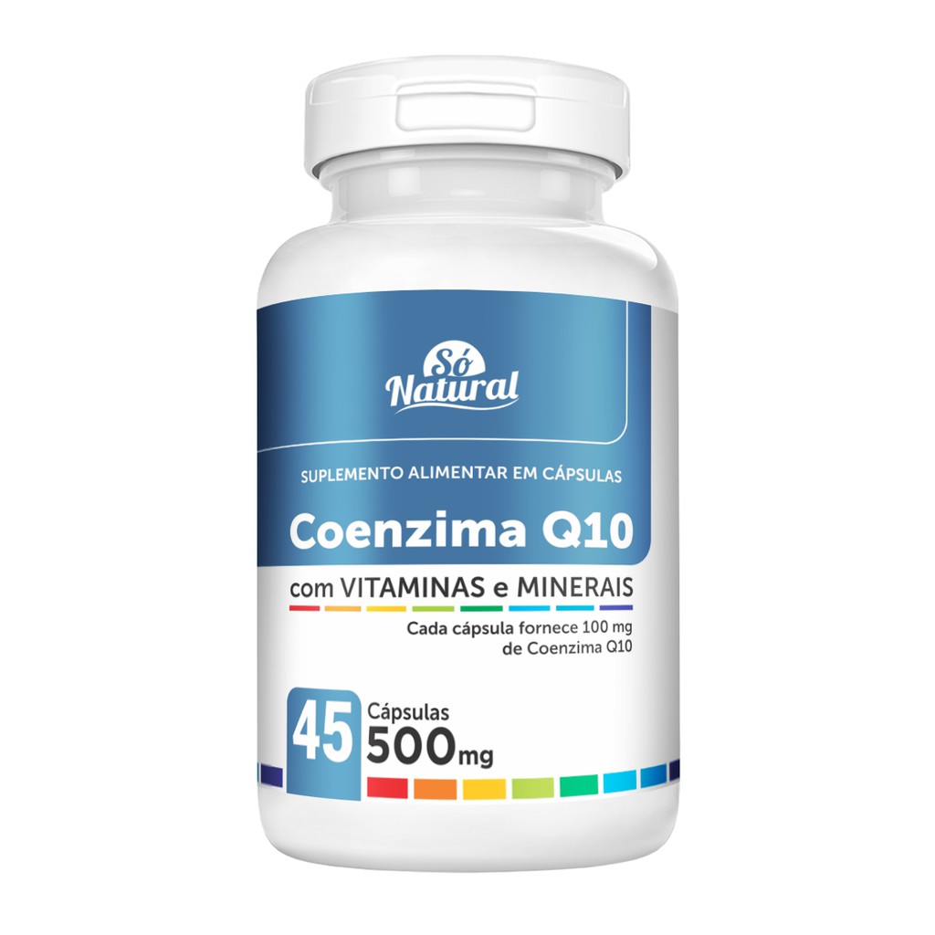 Coenzima Q10 com Vitaminas e Minerais 45 cápsulas Só Natural
