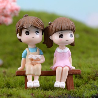 3 Pçs / Conjunto Ornamentos De Jardim Em Miniatura Para Leitura / Casa De Bonecas / Jardim em Oferta na Shopee