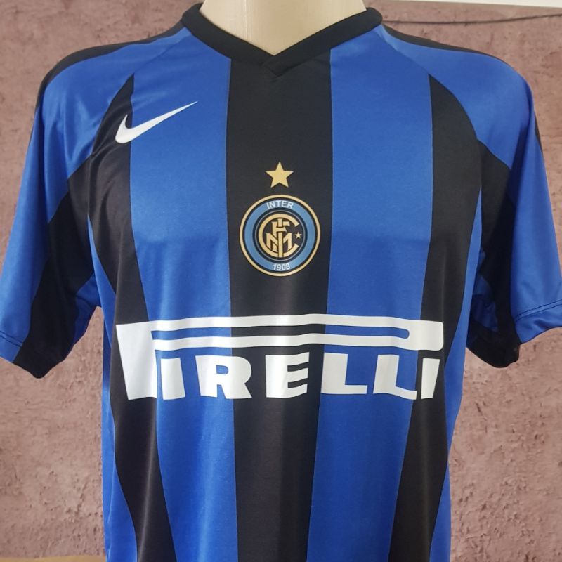 dialect bite swan Camiseta Internazionale Nerazzurri 2004/2005 Pirelli (Masculino e Feminino)  Time de Futebol | Shopee Brasil