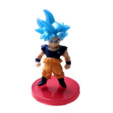 Goku Super SayaJin Blue God Boneco Colecionável Miniatura Dragon Ball Z Action Figure em PVC a Pronta Entrega envio imediato